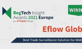 eflow wins Best Trade Surveillance at 2021 A-Team awards