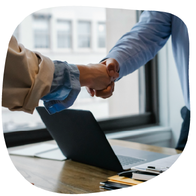 Big testimonial image handshake