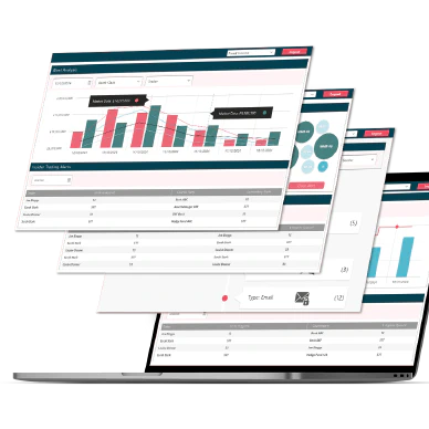 Head on screen mockup